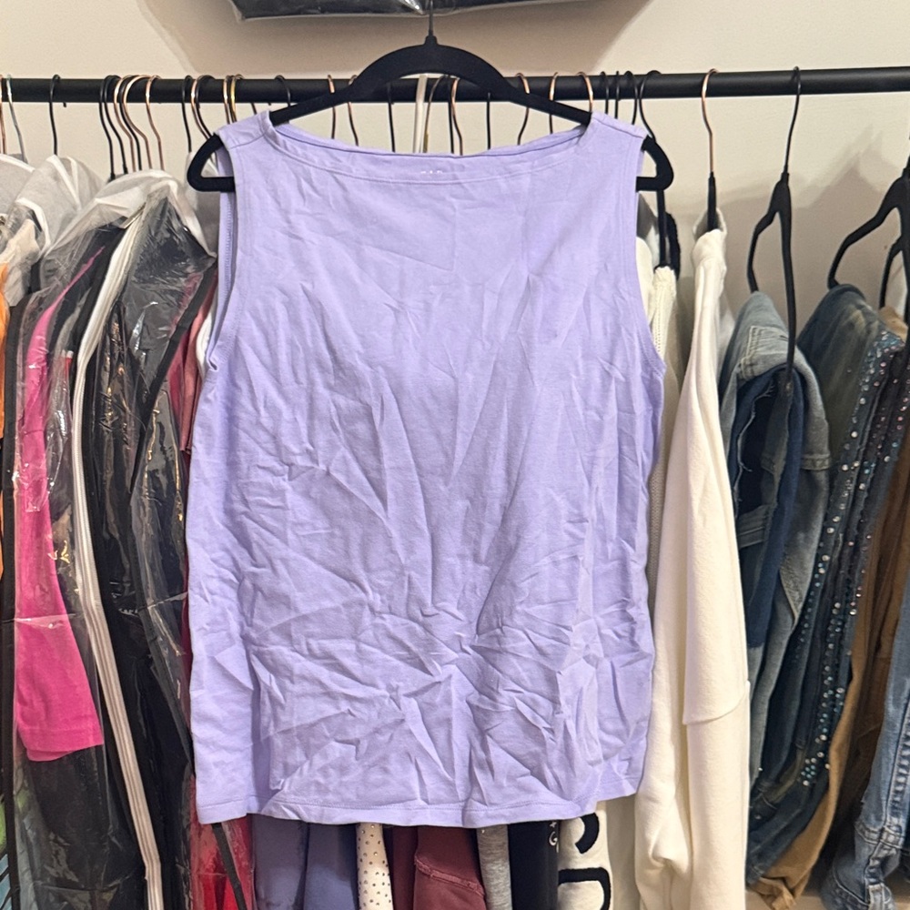 GAP Light Purple Sleeveless Top